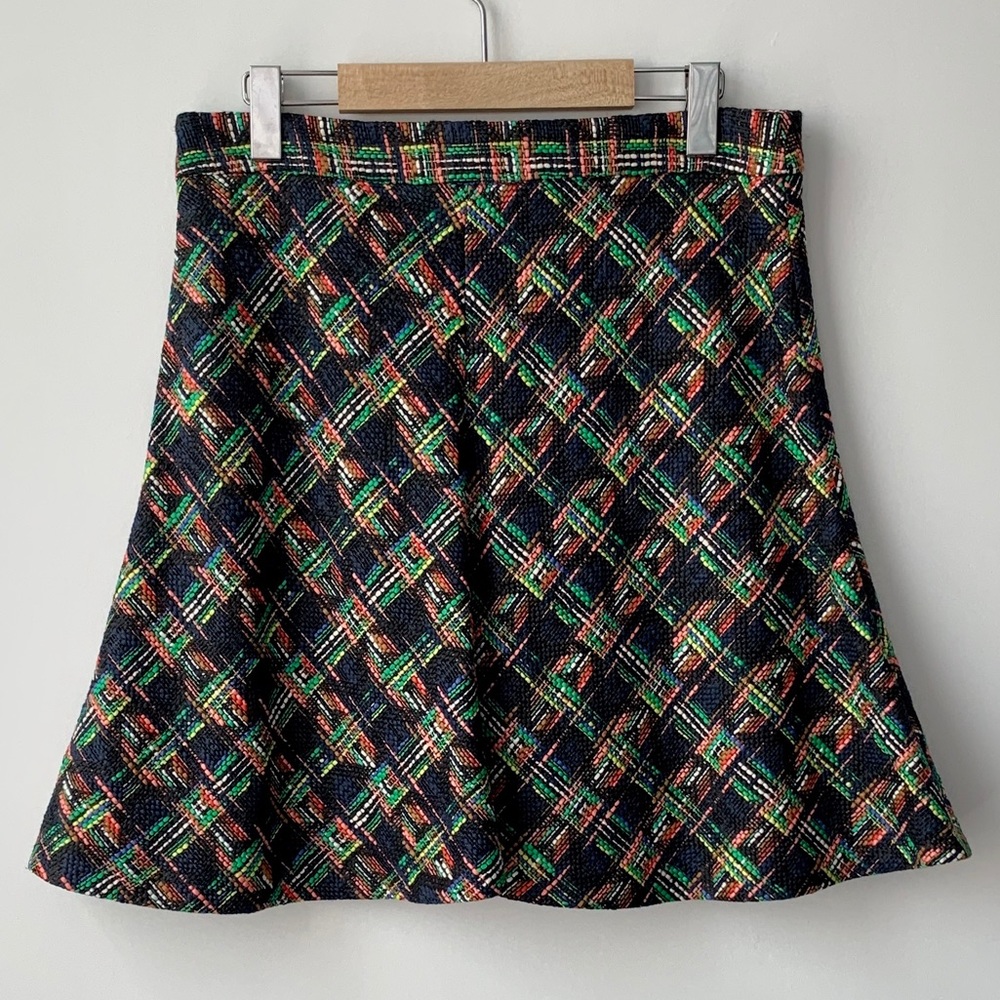 Tweed knee length skirt